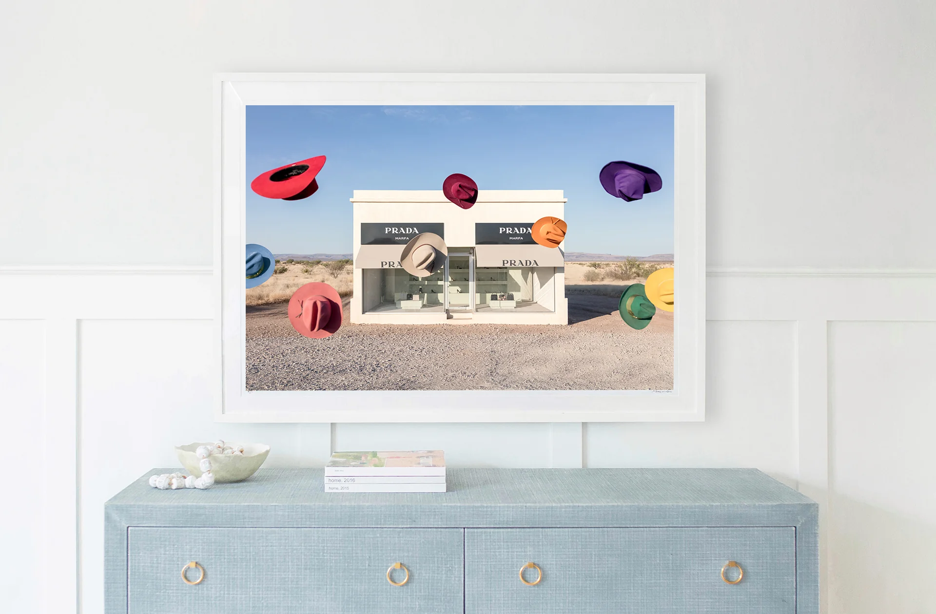 Rainbow Cowboy Hats I, Prada Marfa - Image 3